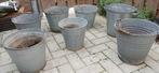 Zinken emmers, Tuin en Terras, Ophalen, Overige materialen, Gebruikt, Minder dan 30 cm