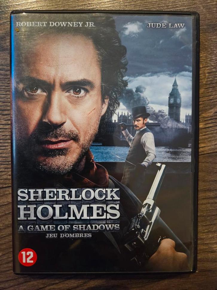 Sherlock Holmes: A Game of Shadows - DVD, Cd's en Dvd's, Dvd's | Thrillers en Misdaad, Zo goed als nieuw, Detective en Krimi, Vanaf 12 jaar