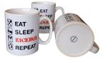 Koffie Mok | Eat Sleep Kickbox Repeat |, Verzenden, Nieuw, -, -
