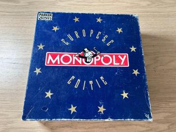 Monopoly Bordspel Europese Editie beschikbaar voor biedingen