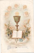 Mooi oud devotieprentje 25 jaar priester 1873-1898 Waalwijk, Ophalen of Verzenden, Zo goed als nieuw, Kaart of Prent, Christendom | Katholiek