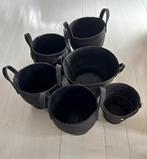 rubberen manden van gerecyclede autobanden (6 stuks), Huis en Inrichting, Ophalen, Overige materialen, Mand, Rond