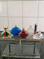 5 miniaturen parfumflesjes, leeg, vintage. Miniatuur, Verzamelen, Parfumverzamelingen, Gebruikt, Ophalen of Verzenden, Miniatuur