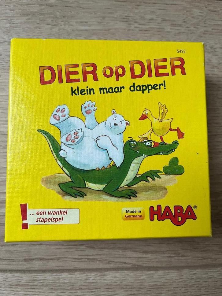 Haba Dier op Dier, Kinderen en Baby's, Speelgoed | Educatief en Creatief, Zo goed als nieuw, Bouwen, Puzzelen, Ontdekken, Ophalen