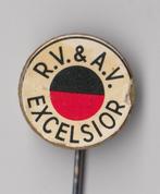 Voetbal Excelsior speldje Rotterdam, Verzamelen, Speldjes, Pins en Buttons, Gebruikt, Niet vindbaar, Niet vindbaar, Speldje of Pin