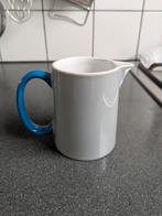 Melkkan, kannetje Jansen + co, Serax, grijs en blauw, 7 cm, Ophalen of Verzenden, Zo goed als nieuw, Overige materialen, Pot, Bus of Blik