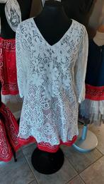 Vitrage/gordijnen/kant/vastenavond jurk,tuniek, Ophalen of Verzenden, Zo goed als nieuw, Carnaval