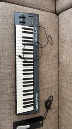 M-audio keystation 49 met pedaal (sustain), Muziek en Instrumenten, Midi-apparatuur, Ophalen, Zo goed als nieuw