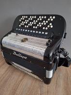 Dallape Handgemaakte Knopaccordeon Knop accordeon, Muziek en Instrumenten, Accordeons, Gebruikt, Met riemen, Knopaccordeon, 120-bas