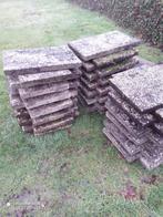 Gratis minstens 25 grindtegels 40 60, Tuin en Terras, Ophalen, Gebruikt, Beton, Terrastegels