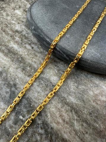 21k gouden koningsketting EXCLUSIEF beschikbaar voor biedingen