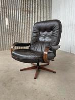 Vintage lounge stoel Zweeds design 1960 relax fauteuil 1970, Ophalen of Verzenden