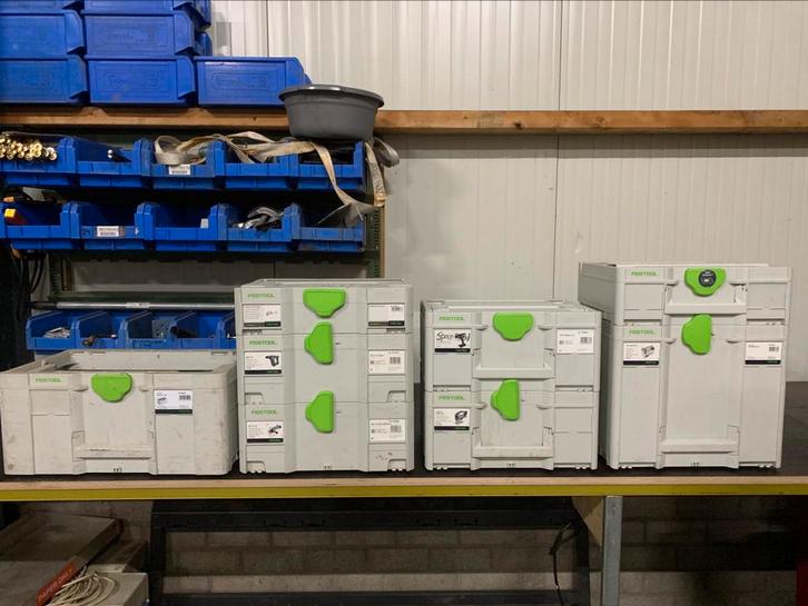 Festool systainers, Doe-het-zelf en Verbouw, Gereedschapskisten, Zo goed als nieuw, Ophalen