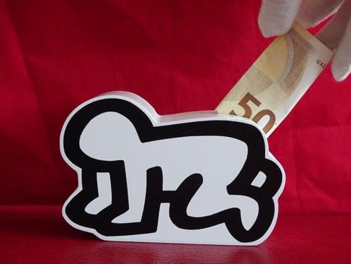 Keith Haring - Radiant baby spaarpot / sier object (Nieuw !!, Verzamelen, Spaarpotten, Nieuw, Overige thema's, Hout, Ophalen of Verzenden
