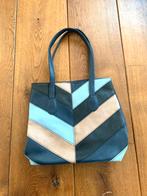 Mooie damestas blauw, Ophalen of Verzenden, Zo goed als nieuw, Blauw, Handtas
