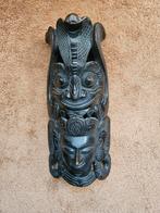 Zwart houten masker uit Indonesië, Antiek en Kunst, Kunst | Niet-Westerse kunst, Ophalen