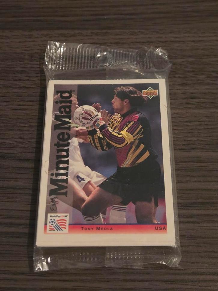 Setje upperdeck trading cards World Cup 94 MinuteMaid, Verzamelen, Sportartikelen en Voetbal, Nieuw, Poster, Plaatje of Sticker