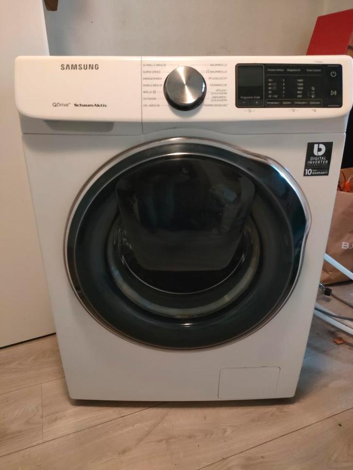 Samsung Quickdrive 8kg wasmachine met AddWash, Witgoed en Apparatuur, Wasmachines, Gebruikt, Voorlader, 8 tot 10 kg, 85 tot 90 cm