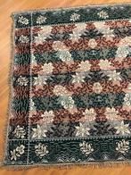 Vintage retro kleed tafelkleed met franjes 145/135, Gebruikt, Etten-Leur, DJT@dejuistetoon.eu, Ophalen of Verzenden