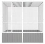 Vogelkooi vogelvoliere vogelhok kooi voliere GRATIS BEZORGD!, Verzenden, Nieuw, Aluminium, Vogelkooi