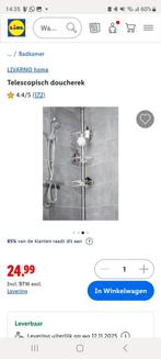 Telescopisch doucherek (nooit gebruikt), Huis en Inrichting, Ophalen of Verzenden, Nieuw, Wit