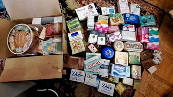 87 stukken vintage zeep Castella Adinda Camay Morny Nivea beschikbaar voor biedingen