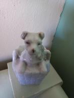 antieke tandenborstelhouder met een hondje!!, Ophalen of Verzenden