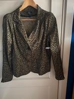 Dames blazer bruin / zwart, ML Collections, Kleding | Dames, Overige typen, Verzenden, Zwart, Maat 42/44 (L)