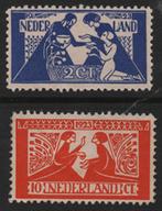 134 - 45  ONGEBRUIKT ( Toorop zegels 1923 Cat. € 45,- ), Postzegels en Munten, Postzegels | Nederland, T/m 1940, Verzenden, Postfris