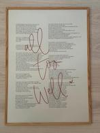 Taylor Swift All Too Well poster, Verzamelen, Ophalen, A1 t/m A3, Film en Tv