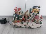 Huisjes dorp / plein voor in miniatuur kerstdorp, Ophalen of Verzenden, Gebruikt