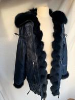 Bont jas, Ophalen of Verzenden, Gedragen, Maat 38/40 (M), Blauw