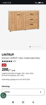 Jysk lintrup dressoir, Ophalen, Nieuw, 25 tot 50 cm