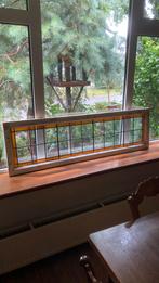 Art deco glas in lood raam geheel gaaf, Antiek en Kunst, Ophalen