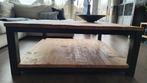 Steigerhout salontafel, Huis en Inrichting, Tafels | Sidetables, Ophalen, 100 tot 150 cm, Vierkant, Zo goed als nieuw