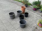 Mooie poten gratis af te halen, Tuin en Terras, Bloembakken en Plantenbakken, Ophalen, Zo goed als nieuw, Rond, Minder dan 60 cm