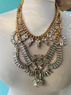 Josh V statement ketting goud nieuw. Milou necklace gold., Overige materialen, Met strass, Nieuw, Ophalen of Verzenden