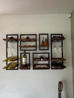 D-Bodhi Wijnrek - Hout & Metaal - 24 flessen, Huis en Inrichting, Woonaccessoires | Wijnrekken, Ophalen, 15 tot 25 flessen, Zo goed als nieuw