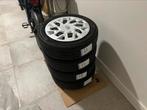 Toyota Aygo set velgen met zomerbanden 165/60/R15, Auto-onderdelen, Gebruikt, 15 inch, Banden en Velgen, Ophalen of Verzenden