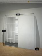 Pax kast Ikea met schuifdeuren en spiegel, Ophalen, Zo goed als nieuw, 50 tot 75 cm, 200 cm of meer