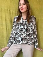 Blouse / shirt h&M- panter / kat - 38/M/medium, Maat 38/40 (M), Hgv, Bruin, Ophalen of Verzenden
