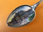 Zilver. Budapest Operahuis emaille zilveren lepeltje. 800, Antiek en Kunst, Antiek | Bestek, Verzenden