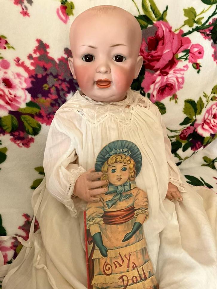 Grote antieke JDK Kestner pop open gesloten mond., Antiek en Kunst, Antiek | Speelgoed, Ophalen of Verzenden