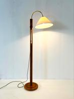 Vintage hengellamp jaren ‘60, Huis en Inrichting, Lampen | Vloerlampen, Glas, 100 tot 150 cm, Ophalen of Verzenden, Zo goed als nieuw