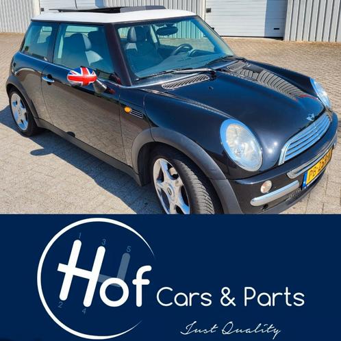 Stoere Mini cooper 1.6 bwj 2003 Zwart/wit incl nieuwe apk!, Auto's, Mini, Bedrijf, ABS, Airbags, Airconditioning, Centrale vergrendeling