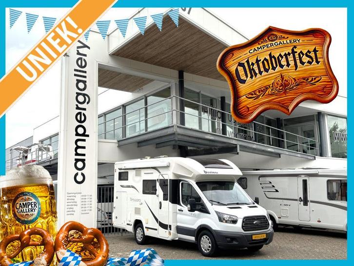 Benimar Tessoro 440 UP DWARSBED HEFBED 6.34M ! XXL GARAGE, Caravans en Kamperen, Campers, Bedrijf, tot en met 4, Half-integraal