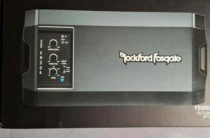 Rockford Fosgate T500X1. Versterker - Nieuwstaat, Auto diversen, Autoradio's, Nieuw, Ophalen of Verzenden