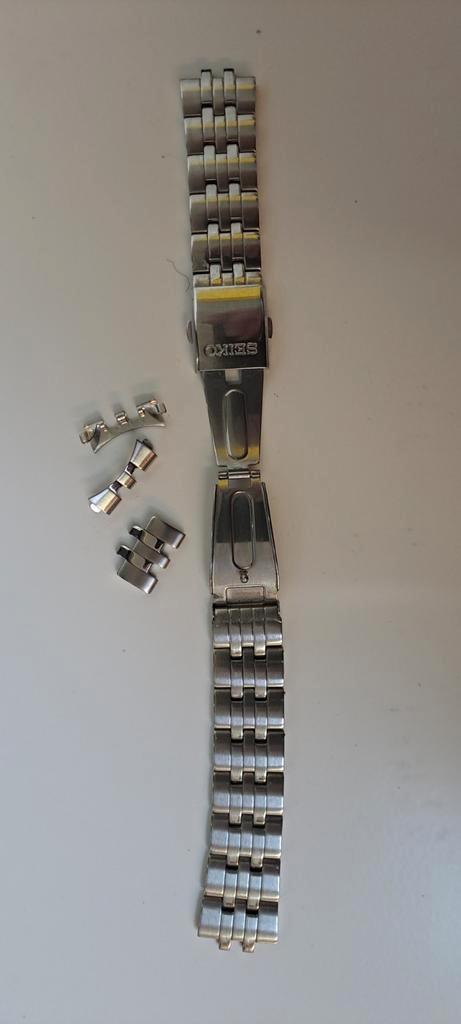 Seiko Horlogeband - Zo goed als nieuw!, Sieraden, Tassen en Uiterlijk, Horloges | Heren, Zo goed als nieuw, Seiko, Staal, Verzenden