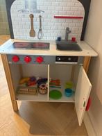 Kinder keukentje met attributen, Kinderen en Baby's, Speelgoed | Speelkeukens, Ophalen, Gebruikt, Hout, Speelkeuken