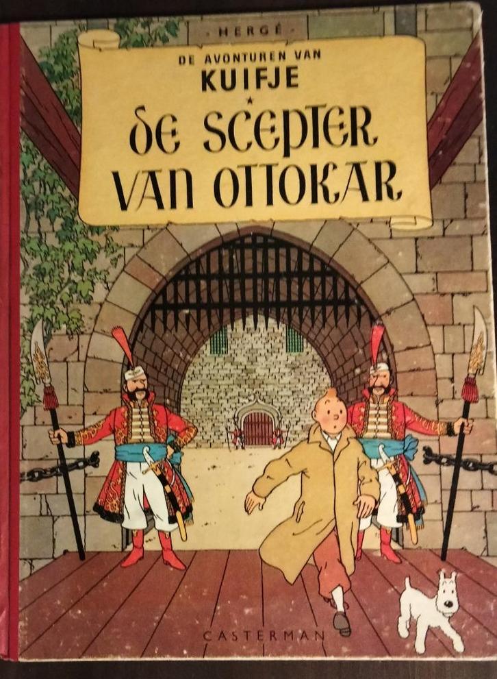 Kuifje, De Scepter van Ottokar 7 (10.2) HC 1954, Boeken, Stripboeken, Gelezen, Eén stripboek, Ophalen of Verzenden